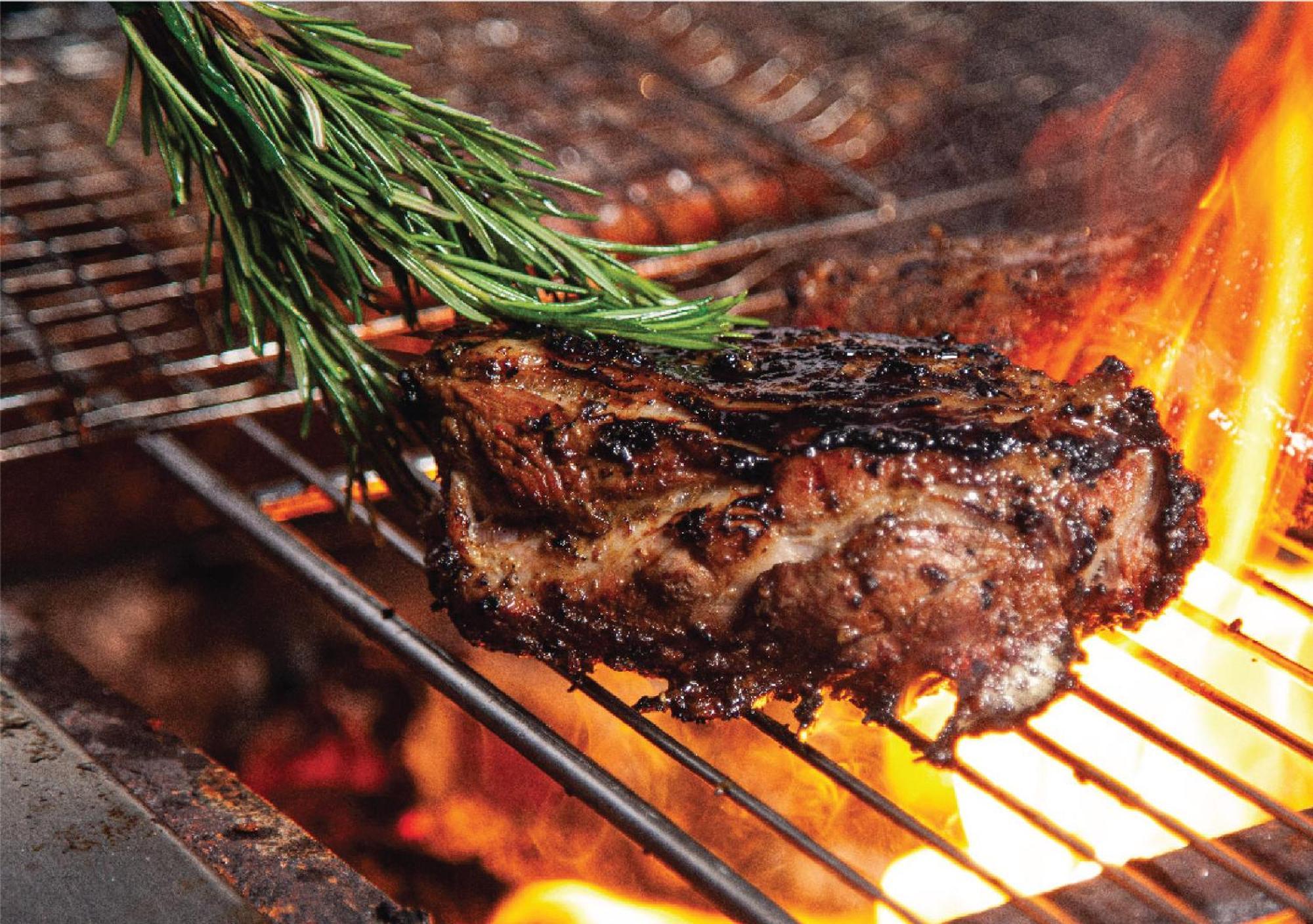 Jumeirah Messilah Beach Kuwait Kuwait City Eksteriør bilde A steak being grilled